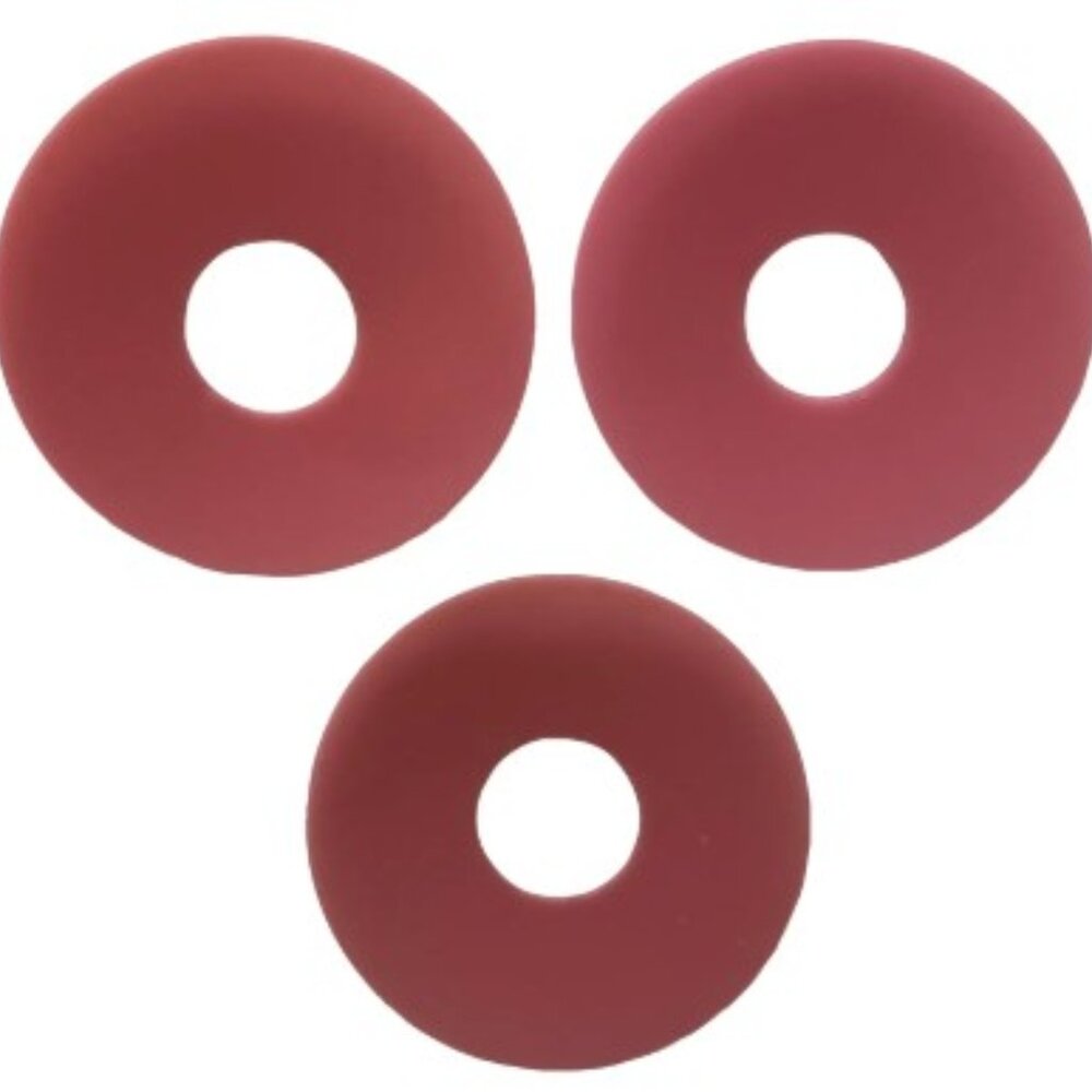 1920s Pink Glass Bobeches